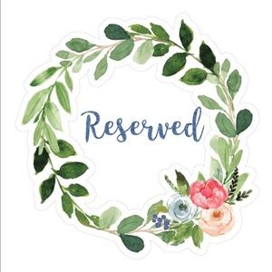 RESERVED for SHIRLEY